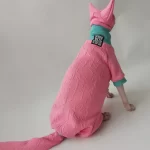 Pink Onesie for Sphynx