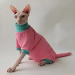 Pink Onesie for Sphynx