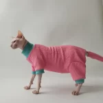 Pink Onesie for Sphynx