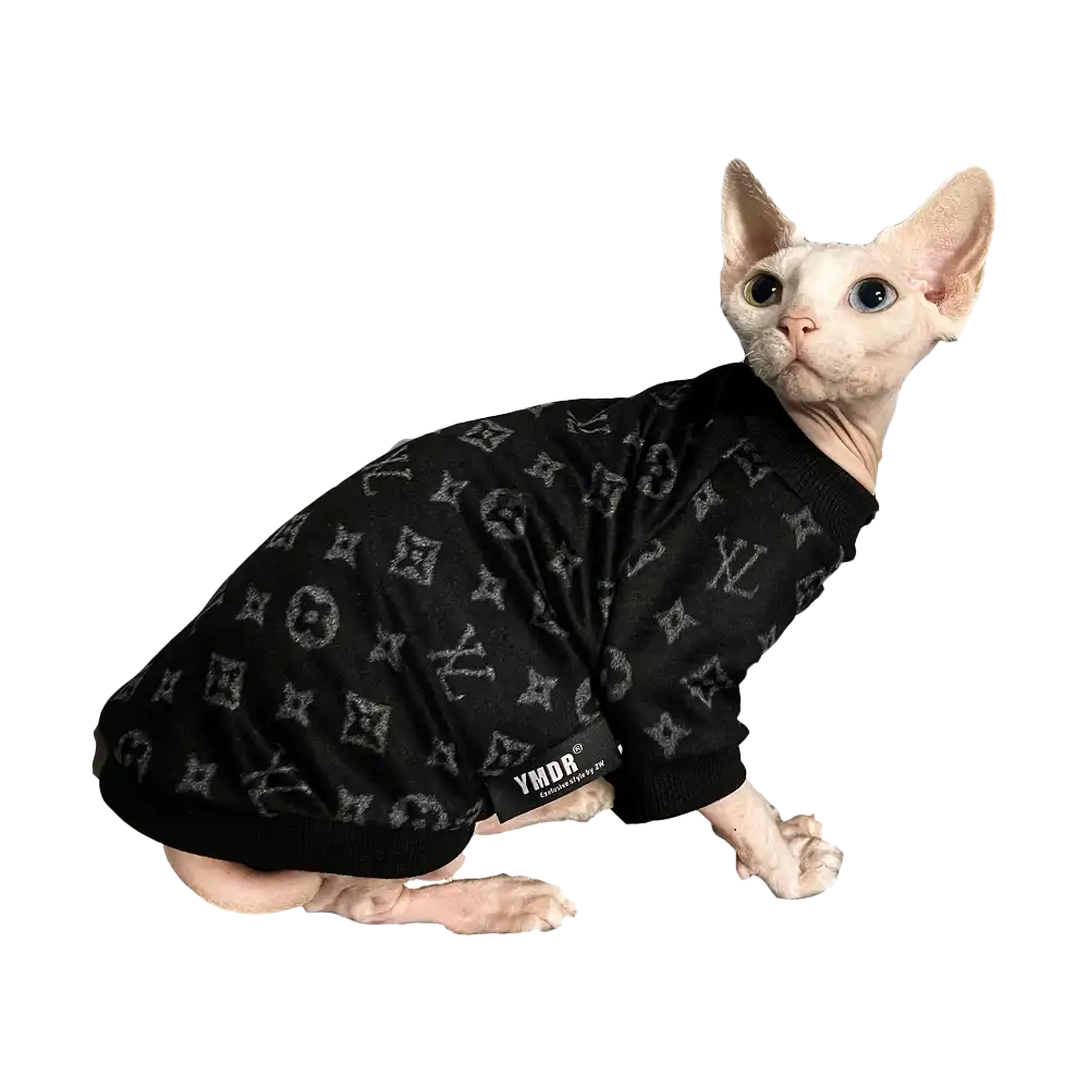Designer Kitten Clothes-Classic LV T-shirt - Banner