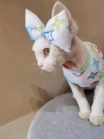Colorful Louis Vuitton Tank Tops for Cats