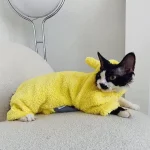 Cute Teletubbies Sweaters for Sphynx Cats - Yellow