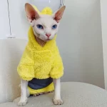 Cute Teletubbies Sweaters for Sphynx Cats - Yellow