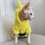 Cute Teletubbies Sweaters for Sphynx Cats - Yellow