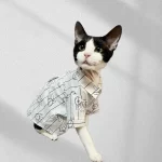 Pure Cotton T-shirt for Sphynx Cats, Devon Rex