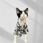 Pure Cotton T-shirt for Sphynx Cats, Devon Rex