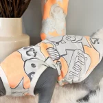 Snoopy Orange Tank Tops for Sphynx