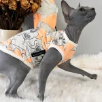 Snoopy Orange Tank Tops for Sphynx