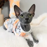 Snoopy Orange Tank Tops for Sphynx