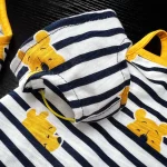Striped Pooh Tank Tops for Sphynx