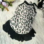 Black Pink Leopard Dress for Sphynx