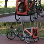 Cat Bike Trailer Stroller, Pet Stroller Bicycle Carrier