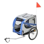 Cat Bike Trailer Stroller, Pet Stroller Bicycle Carrier - Blue