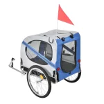 Cat Bike Trailer Stroller, Pet Stroller Bicycle Carrier - Blue