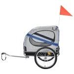 Cat Bike Trailer Stroller, Pet Stroller Bicycle Carrier - Blue