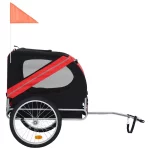 Cat Bike Trailer Stroller, Pet Stroller Bicycle Carrier - Orange