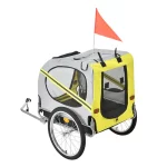 Cat Bike Trailer Stroller, Pet Stroller Bicycle Carrier - Yellow