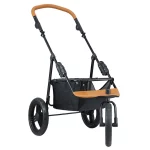 Pet Cat Stroller 3 Wheel Foldable Travel Jogger Cat Stroller with Detachable Carrier