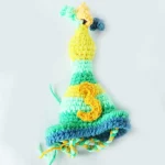 Birthday Hat for Cats - Crochet Number Hat