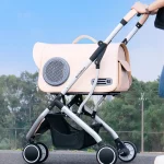 Cat Stroller with Detachable Removable Carrier