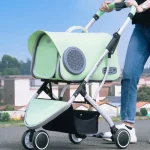 Cat Stroller with Detachable Removable Carrier