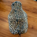 Thickened Leopard Print Hoodie for Cats