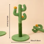 Cactus Sisal Cat Scratching Post for Cats - L