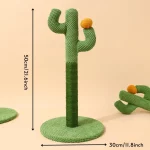 Cactus Sisal Cat Scratching Post for Cats - M