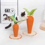 Carrot Shape Scratching Post for Cats