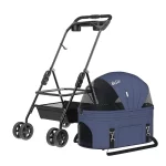 Detachable Cat Stroller, Strap Cat Bag - Blue