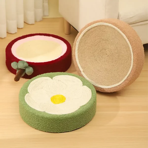 Disc Cat Scratcher Bowl-shaped Sisal Cat Scratching Pad