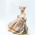 Lolita Pastoral Dresses for Cats - Khaki