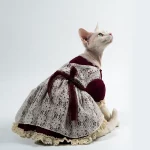 Lolita Pastoral Dresses for Cats - Red