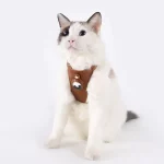 Airtag Cat Collar Airtag Holder Harness Leash for Pets