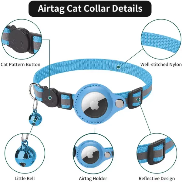 Airtag Cat Collar Cat Tracking Collar