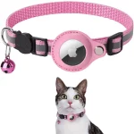 Airtag Cat Collar Cat Tracking Collar - Pink
