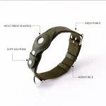 Airtag Collar for Cats Waterproof Leather Breakaway Collar