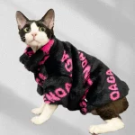 Balenciaga Fur Coat for Cats - Black