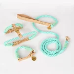 Braided Cotton Rope Cat Collar Leash