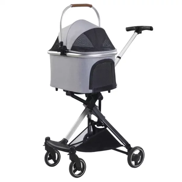 Cat Carriage Stroller with Detachable Carrier