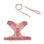 Cat Harness Leash Set Anti-breakaway Leash - Pink