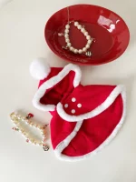 Christmas Pearl Collar Necklace for Cats