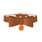 Cute Leather Bow Collar for Cats - Brown