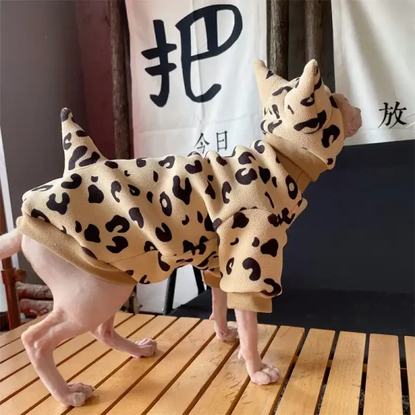 Cute Leopard Set Clothes for Cats