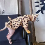 Cute Leopard Set Clothes for Cats