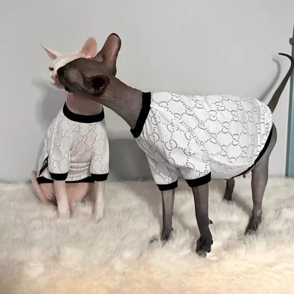 Designer Gucci Cotton Shirts for Sphynx