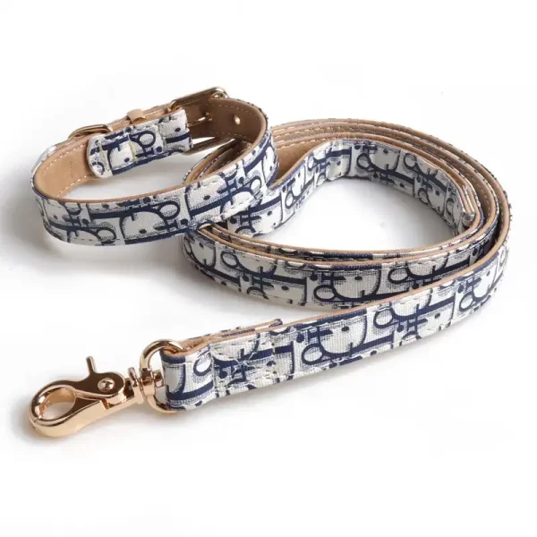 Dior Designer Leash for Cats with Collar
