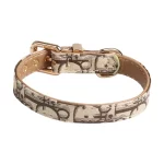 Dior Designer Leash for Cats with Collar - Khaki