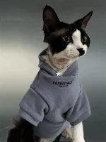 ESSENTIALS Pure Cotton Hoodies for Cats