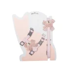 Soft Elephant Cotton Cat Leash Harness Set - Pink